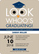 Blue Owl Graduation Invitations Image 4 of 5